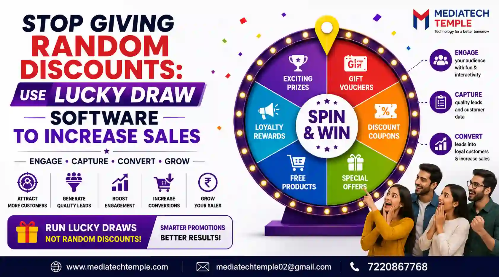 Lucky Draw Software to Increase Sales and Generate More Customer Leads