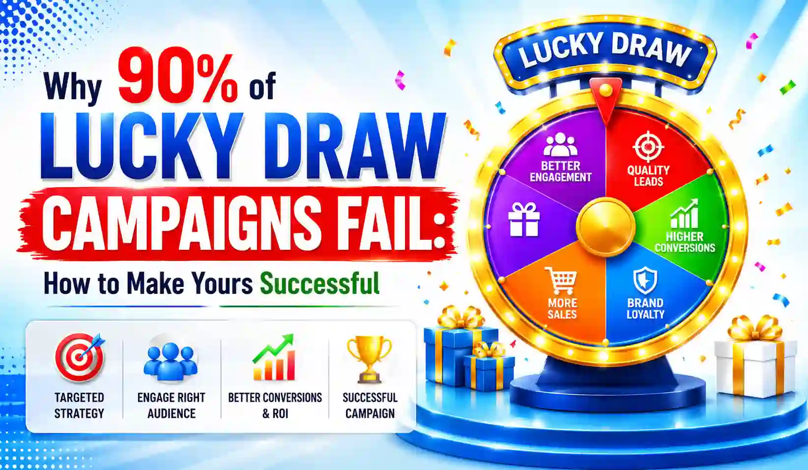 Lucky Draw Software dashboard helping businesses increase sales through spin wheel campaigns, lead generation, customer engagement, rewards, and gamified marketing without random discounts.