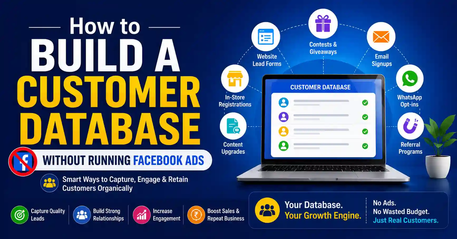 How to Build a Customer Database Without Running Facebook Ads Using Lucky Draw Software to Increase Sales and Capture Quality Leads